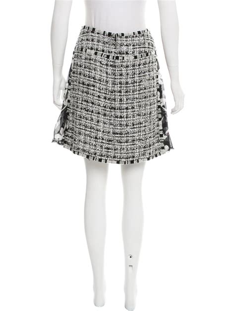 tweed chanel skirt